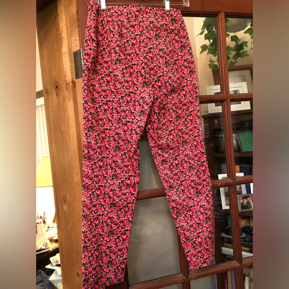 New York & Co floral  pants for spring and summer- size 4